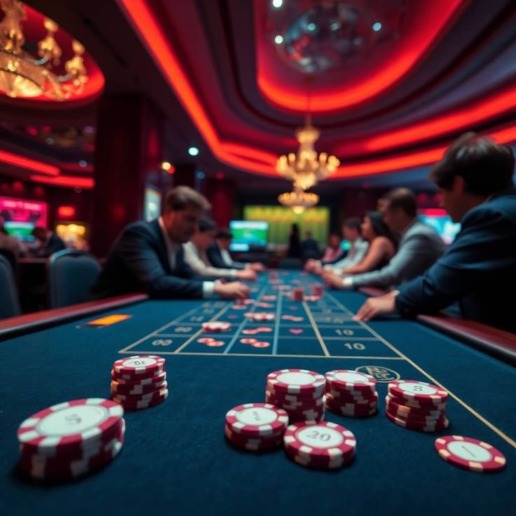 Live casino dealer table on noblejili with baccarat and roulette options